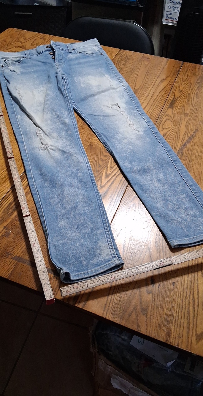 7 FOR ALL MANKIND Jeans Womens BLUE 28 JOSEFINA SKINNY BOYFRIEND Denim Used
